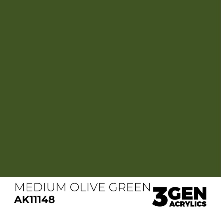 Vert Olive Moyen - Medium Olive Green - Couleur