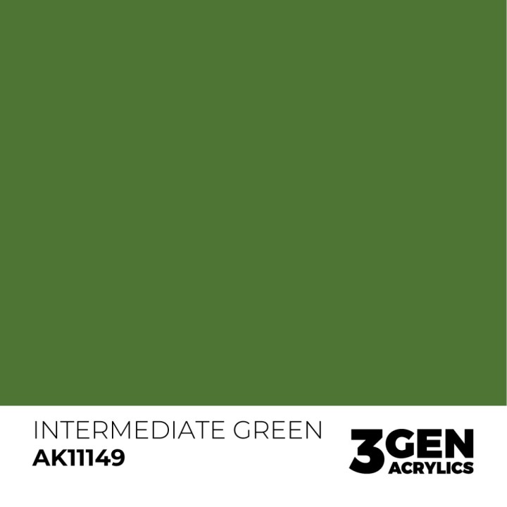 Vert intermédiaire - Intermediate Green - Couleur