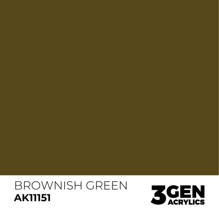 Vert brûnatre - Brownish Green - Couleur
