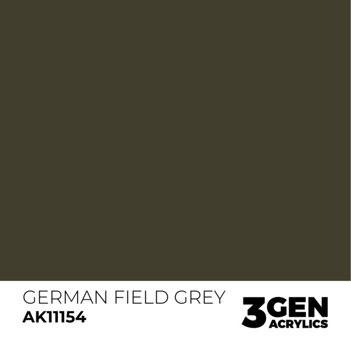 Vert des champs allemand - German Field Grey - Couleur