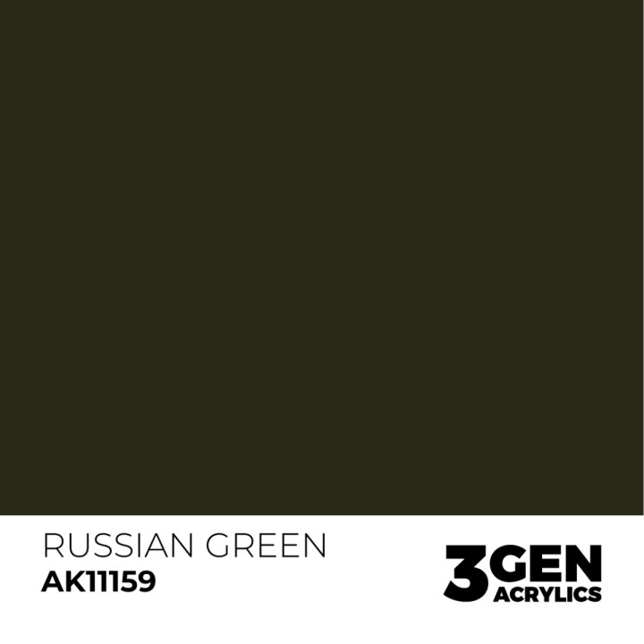 Vert russe - Russian Green - Couleur