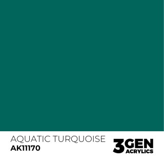 Turquoise aquatique - Aquatic Turquoise - Couleur