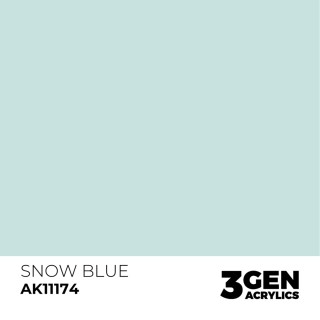 Bleu neige - Snow Blue - Couleur