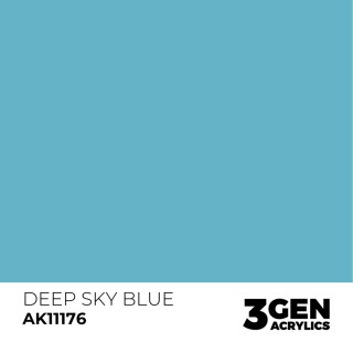 Bleu ciel profond - Deep Sky Blue - Couleur