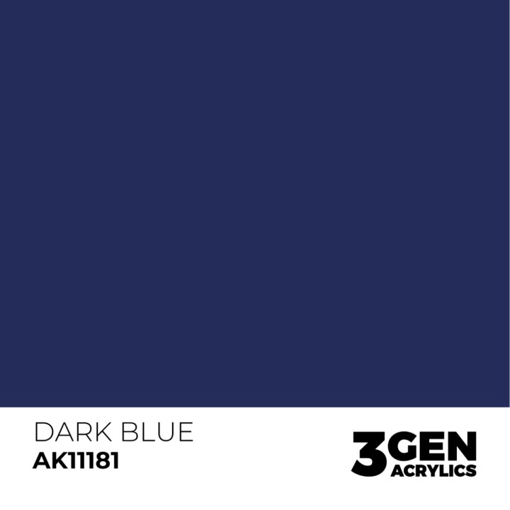 Bleu foncé - Dark Blue - Couleur