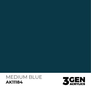 Blue moyen - Medium Blue - Couleur