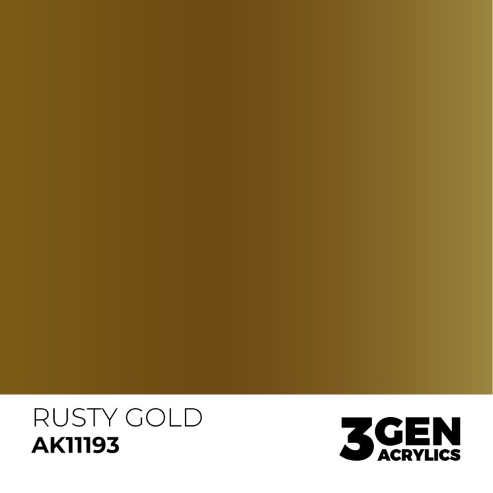 Or rouillé - Rusty Gold - Couleur