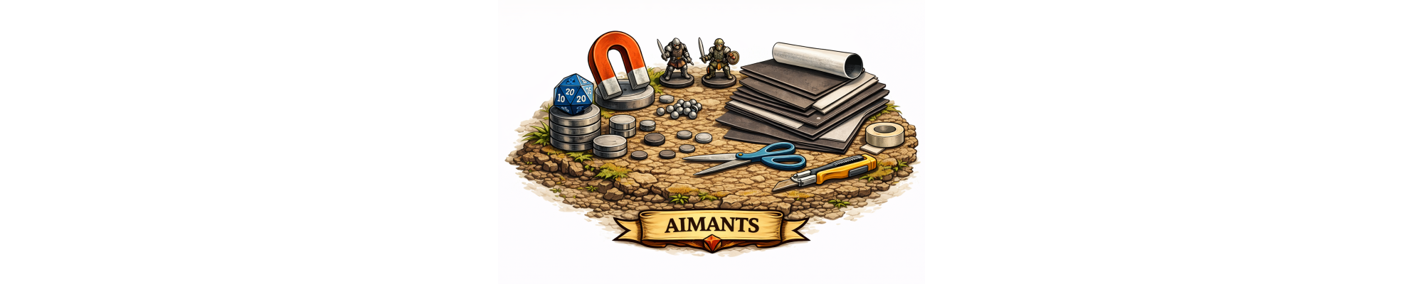 Aimants - Feuilles magnétiques